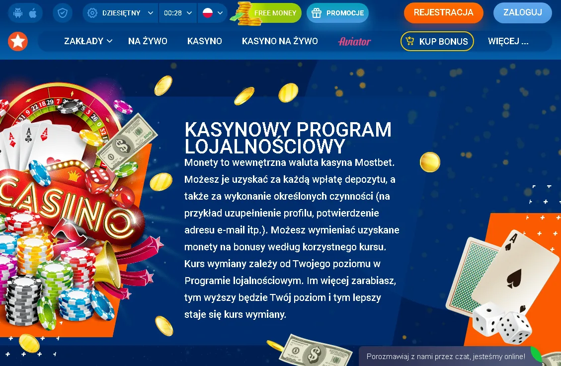 Programy lojalnościowe MostBet